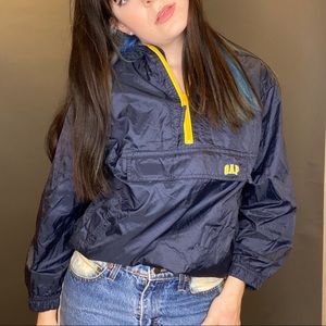 Vintage Gap Blue Windbreaker Size XL (juniors)